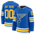 Qdoa Custom St.L.Blues Blue Home Premium Jerseys