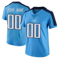 Qdoa Custom T.Titans Light Blue Limited Color Rush Home Game Any Name & Numbers Stitched Jerseys