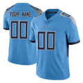 Qdoa Custom T.Titans Light Blue Limited Vapor Untouchable Home Game Any Name & Numbers Stitched Jerseys