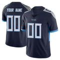 Qdoa Custom T.Titans Navy Limited Vapor Untouchable Home Game Any Name & Numbers Stitched Jerseys