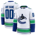 Qdoa Custom V.Canucks White Away Premium Jerseys