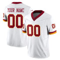 Qdoa Custom W.Commanders White Limited Vapor F.U.S.E. Home Game Any Name & Numbers Stitched Jerseys