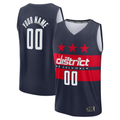 Qdoa Custom W.Wizards Navy Fast Break Jerseys - Statement Edition