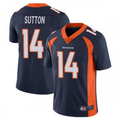 Qdoa D.Broncos #14 Courtland Sutton Player Navy Limited Stitched Jerseys