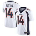 Qdoa D.Broncos #14 Courtland Sutton Player White Replica Game Stitched Jerseys