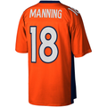 Qdoa D.Broncos #18 Peyton Manning Mitchell & Ness Orange Big & Tall 2015 Retired Player Replica Stitched Puhic Jersey