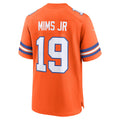 Qdoa D.Broncos #19 Marvin Mims Jr Orange Mile High Collection 1977 Throwback Player Game Stitched Jerseys