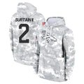 Qdoa D.Broncos #2 Pat Surtain II Player Arctic Camo Salute to Service Hoodies Limited Game Stitched Jerseys
