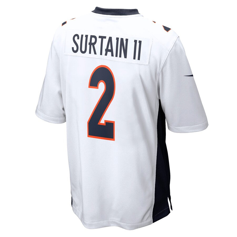 Qdoa D.Broncos #2 Patrick Surtain II Player White Home Game Stitched Jerseys