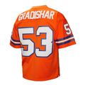 Qdoa D.Broncos #53 Randy Gradishar Mitchell & Ness Orange 1978 Legacy Replica Stitched Puhic Jersey