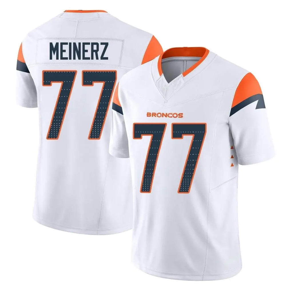 Qdoa D.Broncos #77 Quinn Meinerz Player White Limited Vapor F.U.S.E. Home Game Stitched Jerseys
