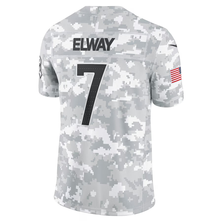 Qdoa D.Broncos #7 John Elway Player Arctic Camo Salute to Service Limited Stitched Jerseys