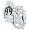 Qdoa D.Broncos #99 Zach Allen Player Arctic Camo Salute to Service Hoodies Limited Game Stitched Jerseys