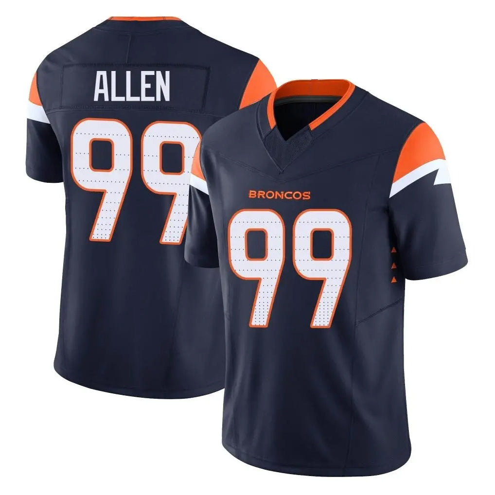 Qdoa D.Broncos #99 Zach Allen Player Navy Limited Vapor F.U.S.E. Home Game Stitched Jerseys
