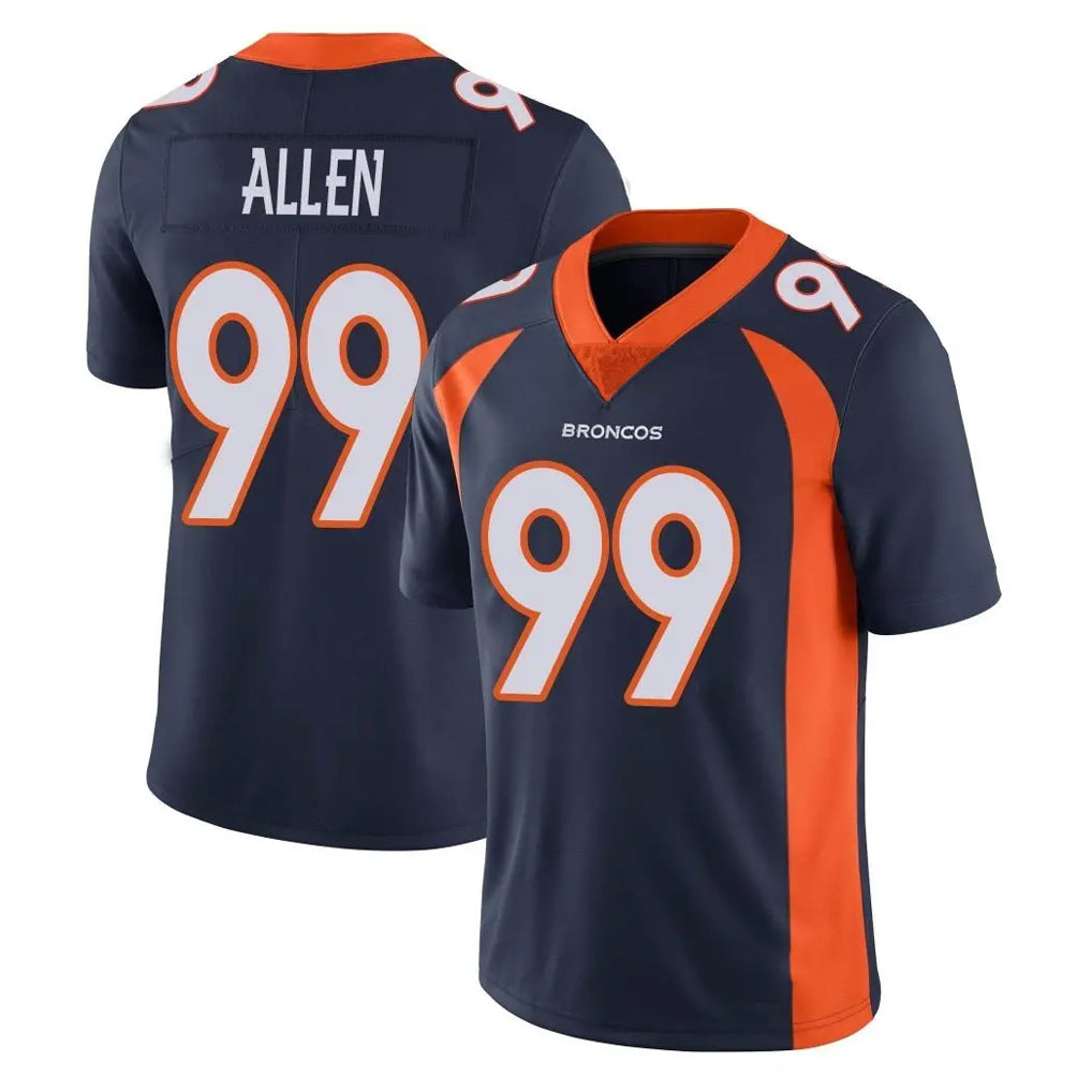 Qdoa D.Broncos #99 Zach Allen Player Navy Vapor Untouchable Limited Game Stitched Jerseys