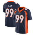 Qdoa D.Broncos #99 Zach Allen Player Navy Vapor Untouchable Limited Game Stitched Jerseys