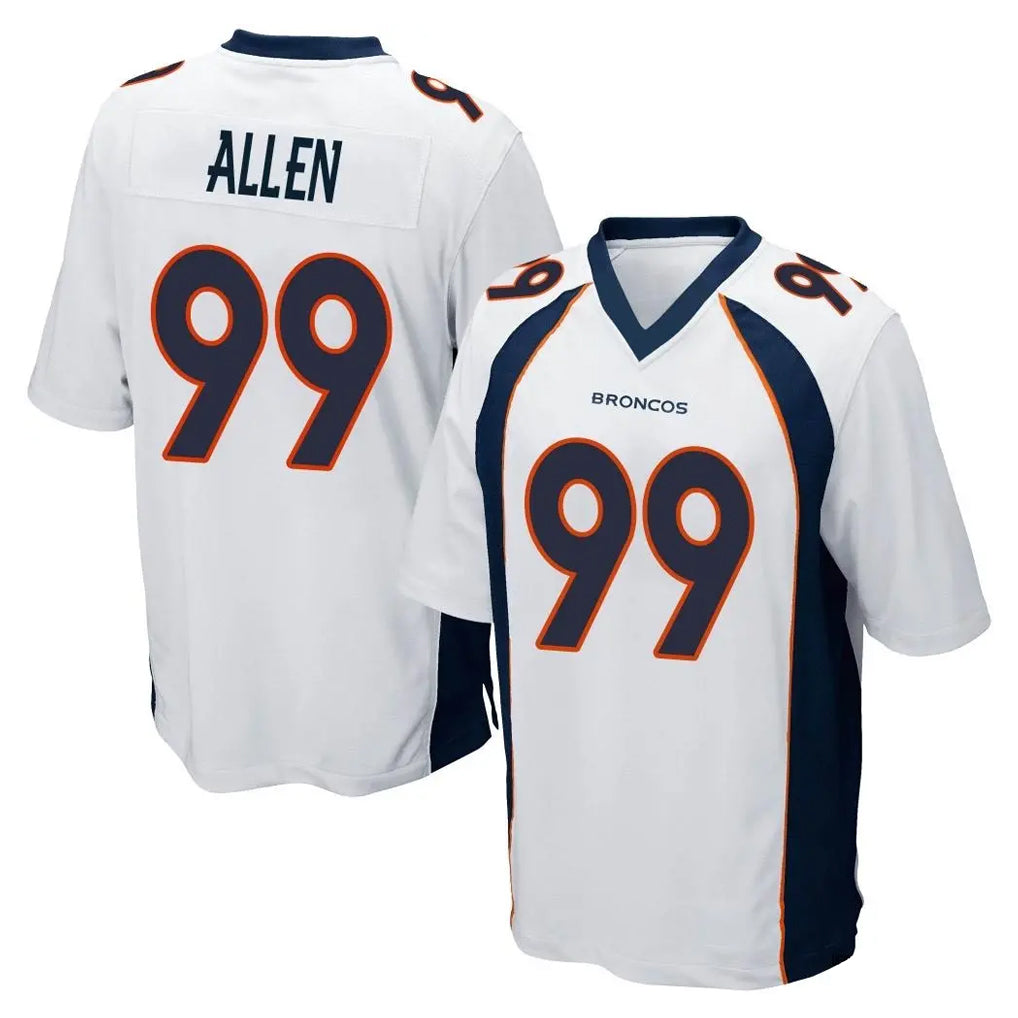 Qdoa D.Broncos #99 Zach Allen Player White Game Stitched Jerseys