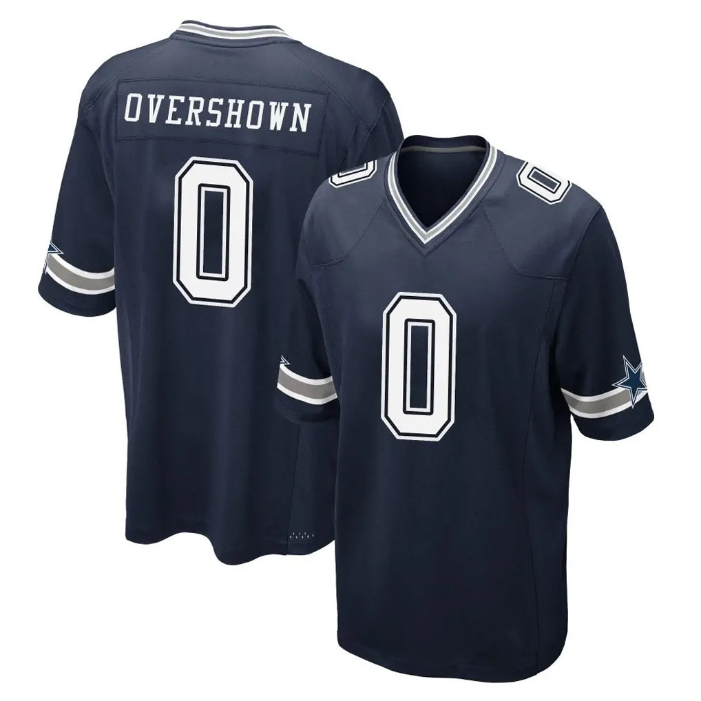 Qdoa D.Cowboys #0 DeMarvion Overshown Player Navy Home Game Stitched Jerseys