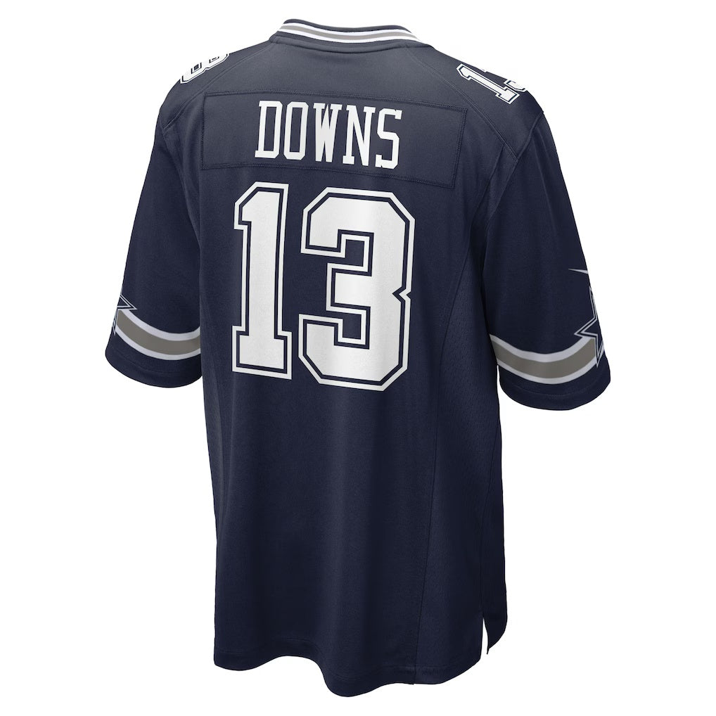 Qdoa D.Cowboys #13 Caleb Downs Navy 2026 Draft First Round Pick No. 11 Team Game Stitched Jerseys