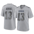 Qdoa D.Cowboys #13 Caleb Downs Player Gray Atmosphere Fashion Home Game Stitched Jerseys