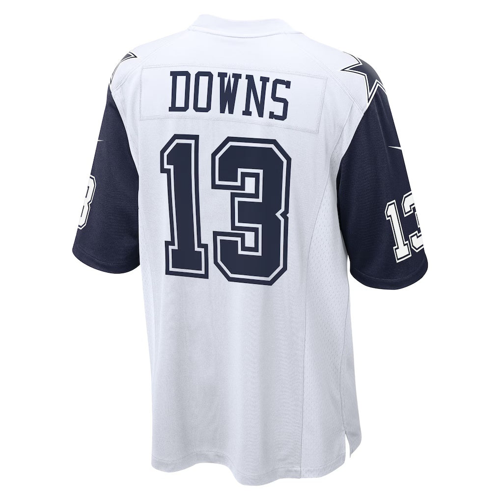 Qdoa D.Cowboys #13 Caleb Downs White Alternate Game Stitched Jerseys