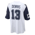 Qdoa D.Cowboys #13 Caleb Downs White Alternate Game Stitched Jerseys