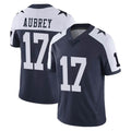 Qdoa D.Cowboys #17 Brandon Aubrey Player Navy-White Limited Alternate Vapor Untouchable Home Game Stitched Jerseys