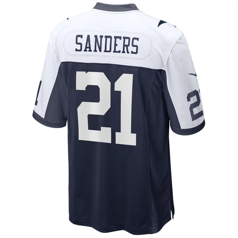 Qdoa D.Cowboys #21 Deion Sanders Player Navy Alternate Game Stitched Jerseys