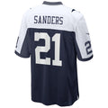 Qdoa D.Cowboys #21 Deion Sanders Player Navy Alternate Game Stitched Jerseys