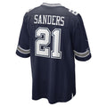 Qdoa D.Cowboys #21 Deion Sanders Player Navy Home Game Stitched Jerseys
