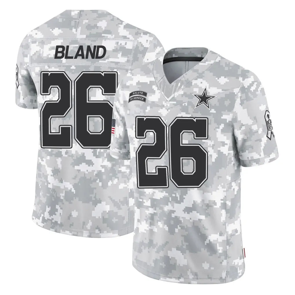 Qdoa D.Cowboys #26 DaRon Bland Player Arctic Camo Salute to Service Limited Home Game Stitched Jerseys