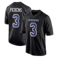 Qdoa D.Cowboys #3 George Pickens Player Carbon Black Fashion Home Game Stitched Jerseys