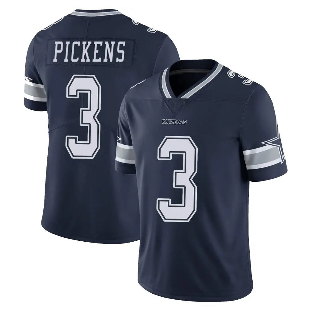 Qdoa D.Cowboys #3 George Pickens Player Navy Vapor Untouchable Limited Home Game Stitched Jerseys