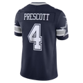 Qdoa D.Cowboys #4 Dak Prescott Navy Team Vapor F.U.S.E. Stitched Limited Stitched Jerseys