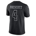 Qdoa D.Cowboys #4 Dak Prescott Player Black RFLCTV Limited Stitched Jerseys