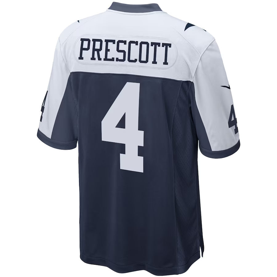 Qdoa D.Cowboys #4 Dak Prescott Player Navy Alternate Game Stitched Jerseys
