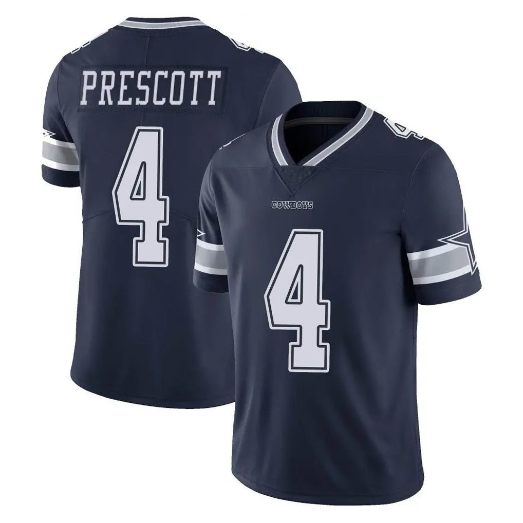 Qdoa D.Cowboys #4 Dak Prescott Player Navy Vapor Untouchable Limited Home Game Stitched Jerseys
