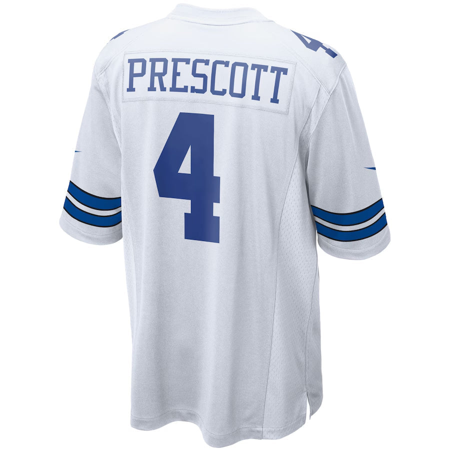 Qdoa D.Cowboys #4 Dak Prescott Player White Home Game Stitched Jerseys