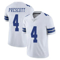 Qdoa D.Cowboys #4 Dak Prescott Player White Vapor Untouchable Limited Home Game Stitched Jerseys