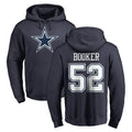 Qdoa D.Cowboys #52 Tyler Booker Player Navy Pullover Hoodies Limited Stitched Jerseys
