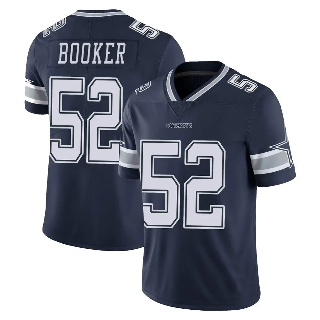 Qdoa D.Cowboys #52 Tyler Booker Player Navy Vapor Untouchable Limited Home Game Stitched Jerseys