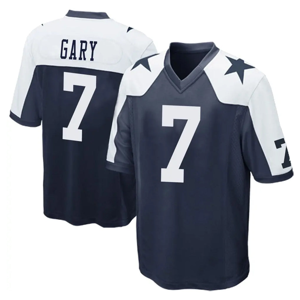 Qdoa D.Cowboys #7 Rashan Gary Player Navy-White Alternate Home Game Stitched Jerseys
