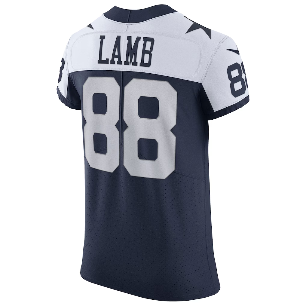 Qdoa D.Cowboys #88 CeeDee Lamb Navy Alternate Vapor Elite Stitched Jerseys