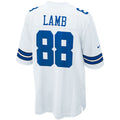 Qdoa D.Cowboys #88 CeeDee Lamb Player White Home Game Stitched  Jerseys