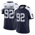 Qdoa D.Cowboys #92 Quinnen Williams Player Navy-White Limited Alternate Vapor F.U.S.E. Home Game Stitched Jerseys