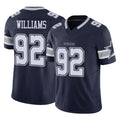 Qdoa D.Cowboys #92 Quinnen Williams Player Navy Limited Vapor F.U.S.E. Home Game Stitched Jerseys
