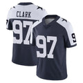 Qdoa D.Cowboys #97 Kenny Clark Player Navy-White Limited Alternate Vapor Untouchable Home Game Stitched Jerseys