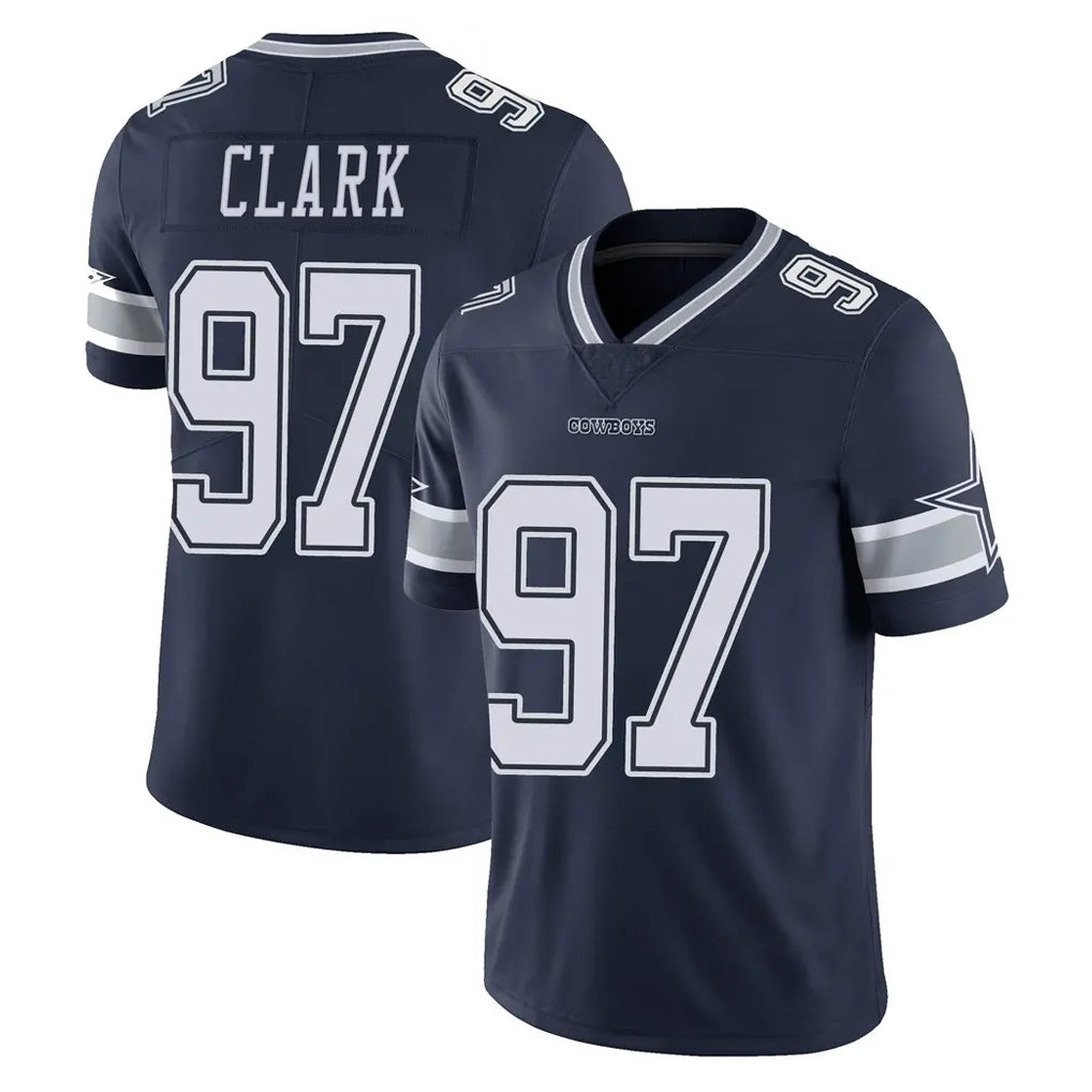 Qdoa D.Cowboys #97 Kenny Clark Player Navy Vapor Untouchable Limited Home Game Stitched Jerseys