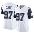 Qdoa D.Cowboys #97 Kenny Clark Player White-Navy Limited Vapor F.U.S.E. Home Game Stitched Jerseys