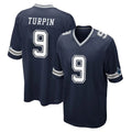 Qdoa D.Cowboys #9 KaVontae Turpin Player Navy Home Game Stitched Jerseys